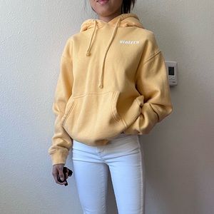 Yellow Hoodie Sweatshirt